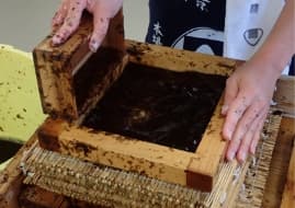 海苔つけ体験