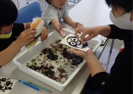海苔でおしばづくり