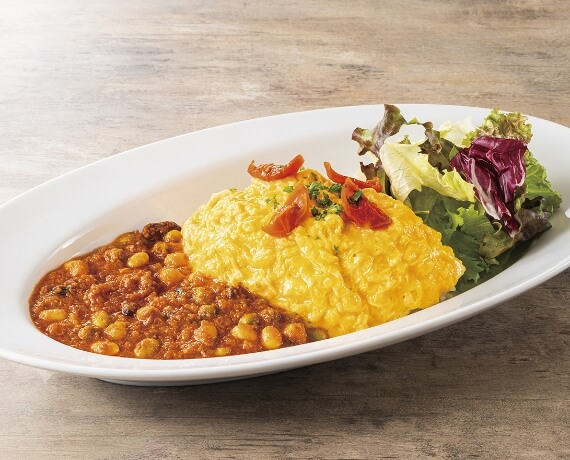 ダルカレーオムライス