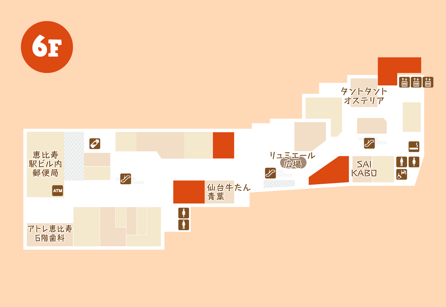本館6F MAP