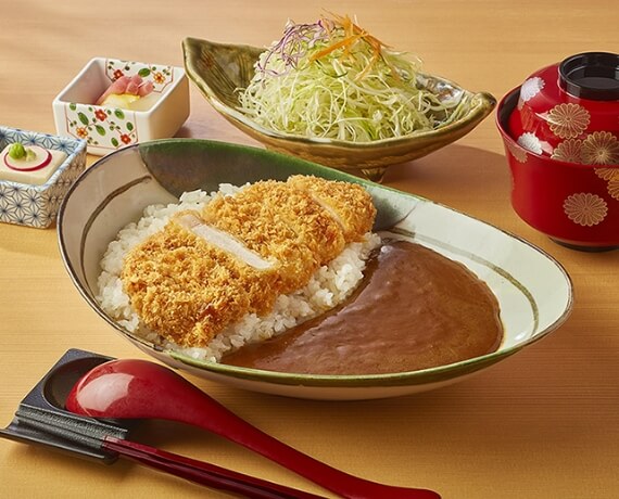 熟成三元麦豚のロースかつカレー