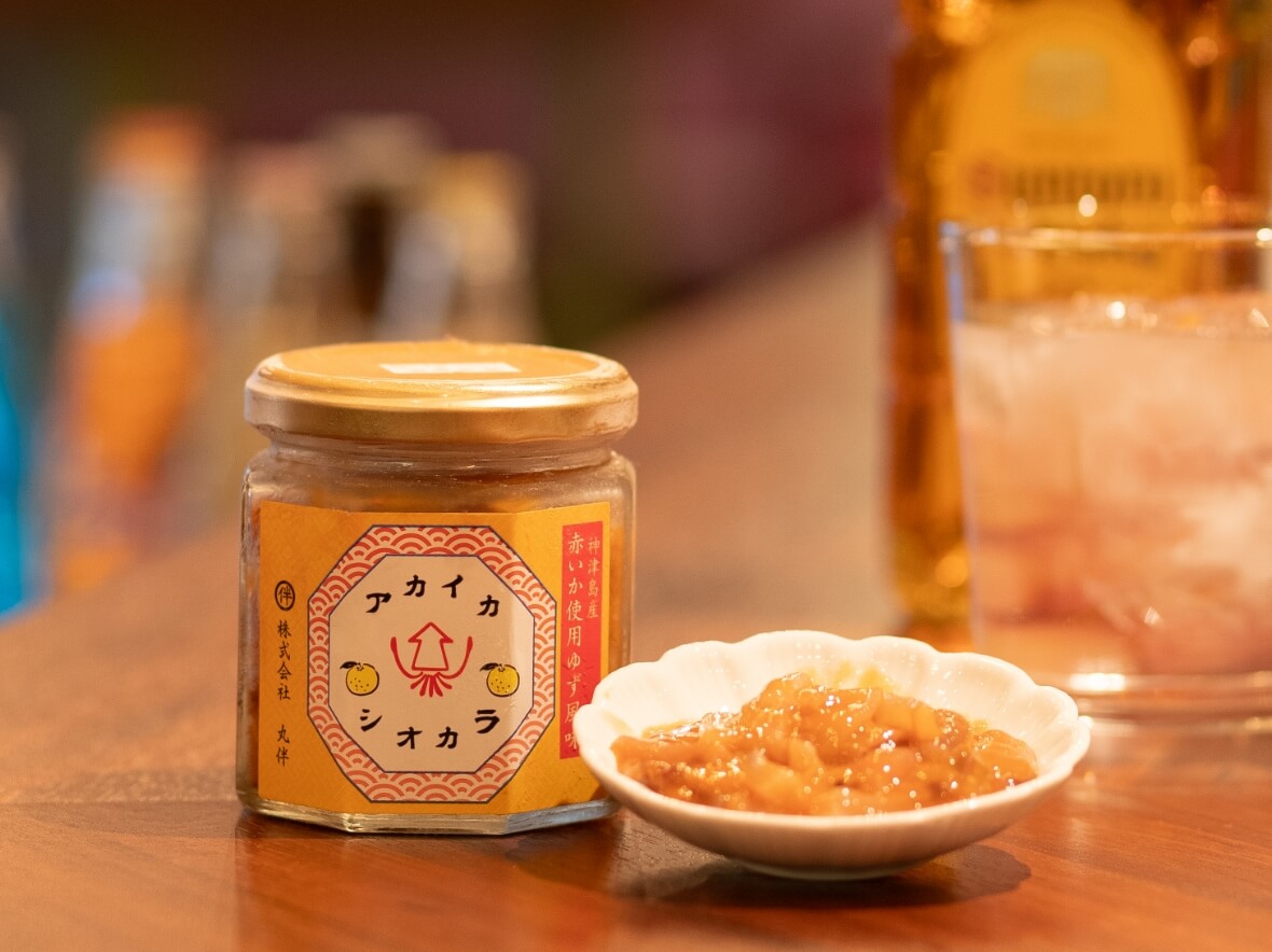 赤いかの塩辛