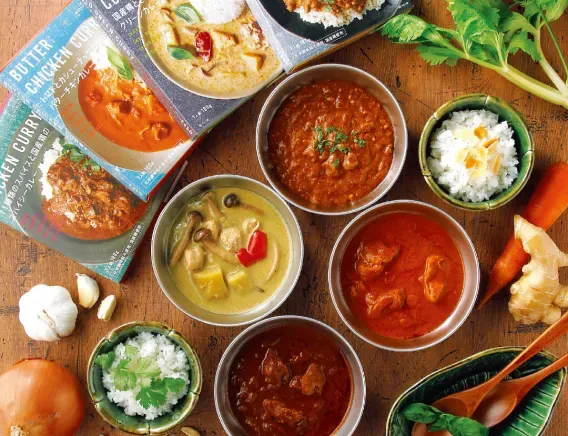 クイーンズ伊勢丹(グロサリー・デリカ)の取扱商品イメージ 各種レトルトカレーとライス