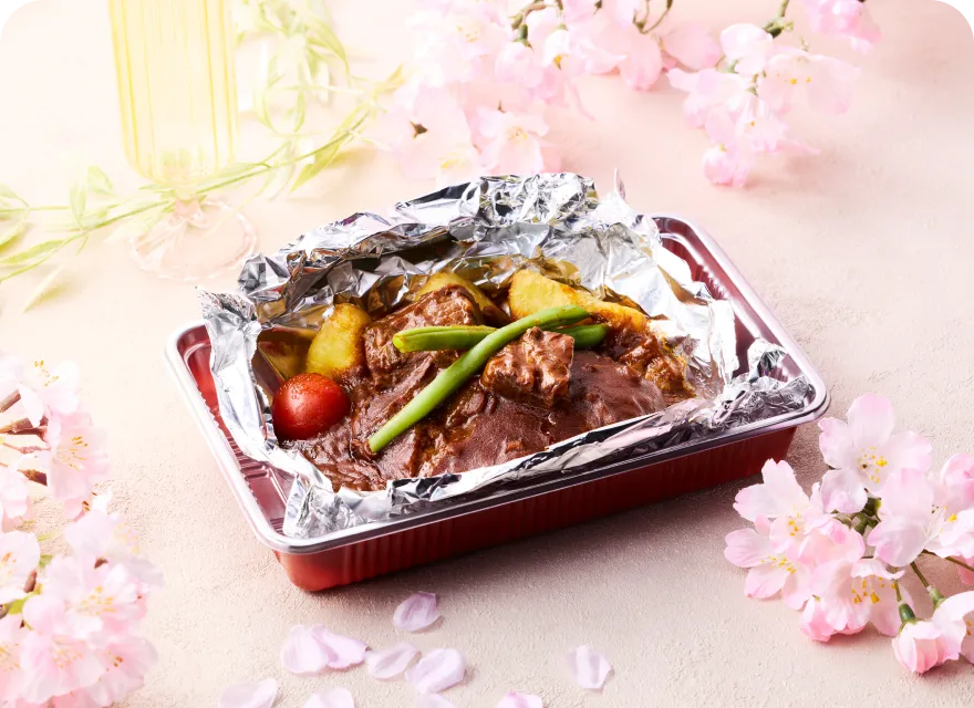 つばめ風ハンブルグステーキ