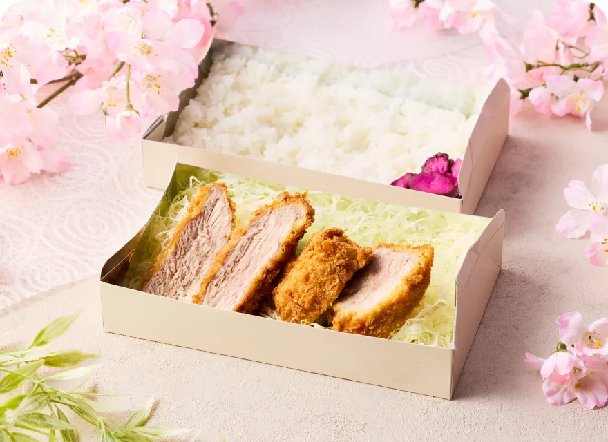 黒豚上ひれかつ弁当