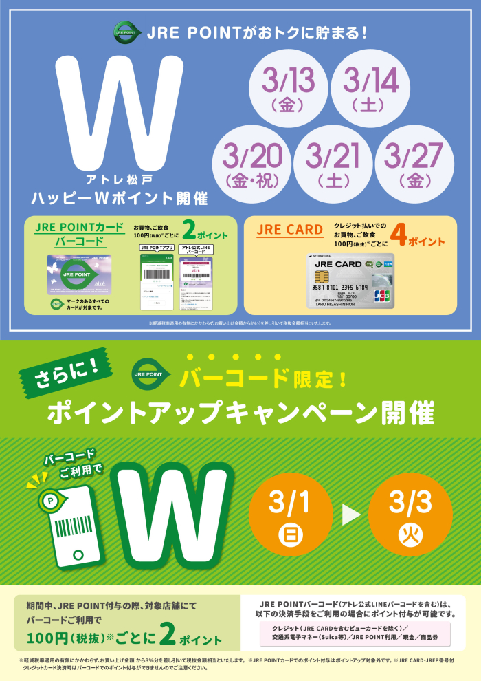 ハッピーWポイント