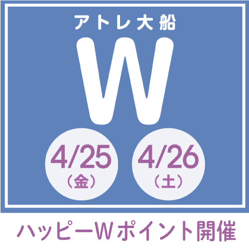 4月ハッピーWポイント
