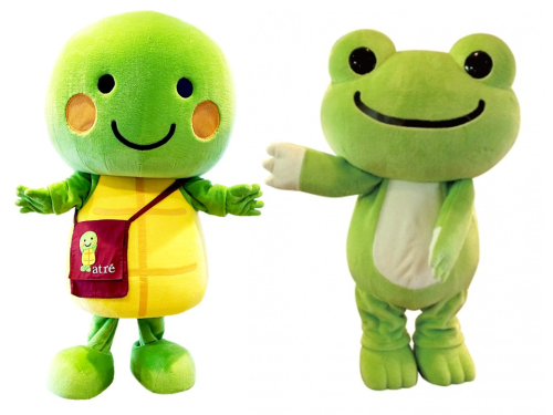 🐸かえるのピクルスとカメレちゃんのコラボグリーティング🐢