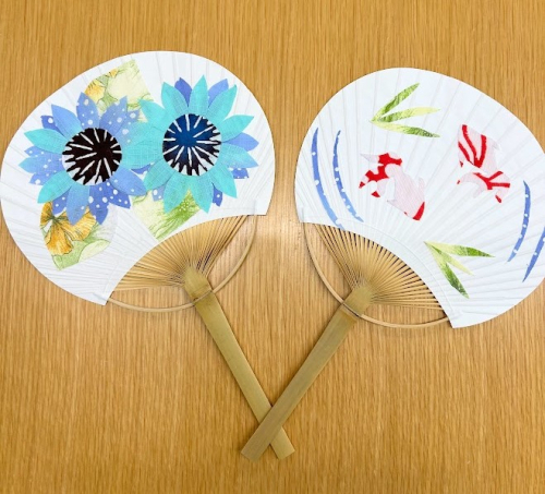 【藤まつり】きものやゆかたのはぎれでデザイン! きものやまとうちわ作り体験🌼