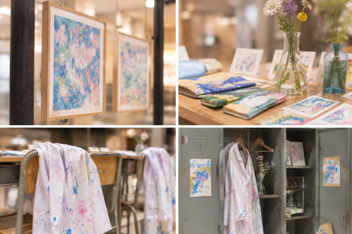 🎨10/1(木)～藤村女子中学・高等学校と『地域連携アート展』開催🎨