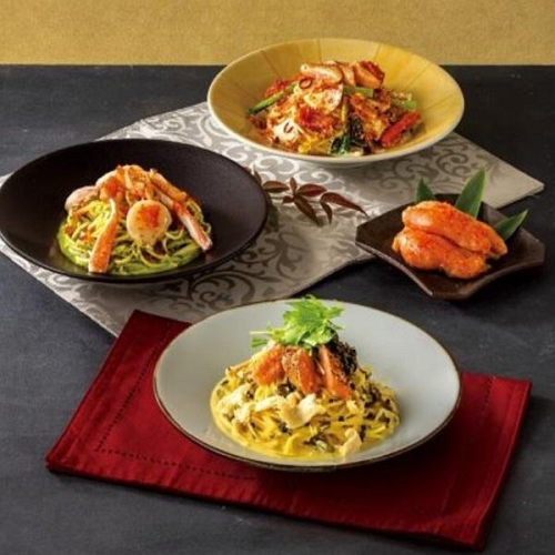【予告】「やまや熟成明太子」コラボパスタ3種