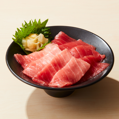 本まぐろ赤身中トロ二色丼