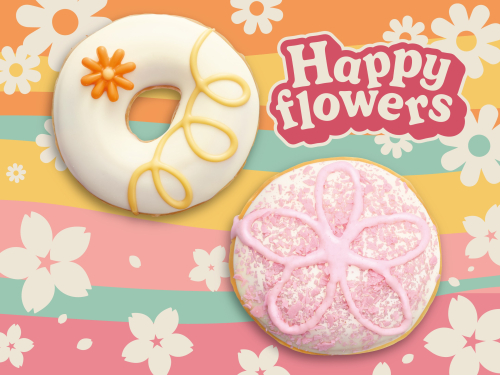ギフトにもピッタリな幸せを届ける“フラワードーナツ”  『Happy flowers』