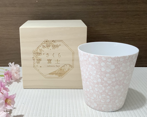 縁起カップ　さくら富士