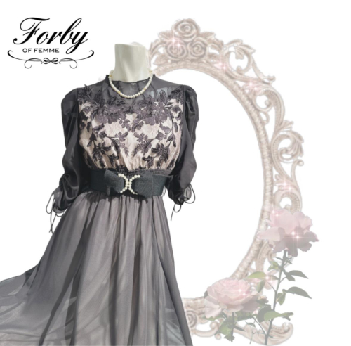 【2階 Forby OF FEMME】大人気ブラウンドレス
