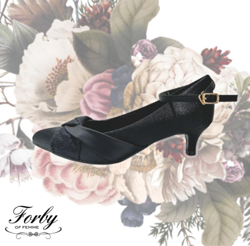 【2階 Forby OF FEMME】NEWブラックパンプス
