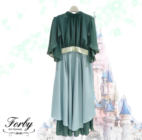 【2階 Forby OF FEMME】人気カラーグリーンのプリンセスドレス
