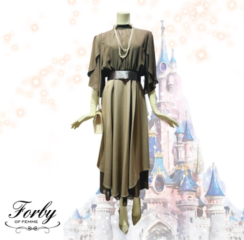 【2階 Forby OF FEMME】美シルエットのセットドレス