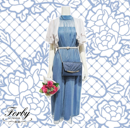 【2階 Forby OF FEMME】ラメがキレイな大人ドレス