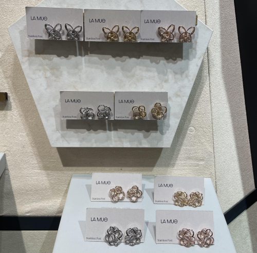 ステンレスポストピアス♡