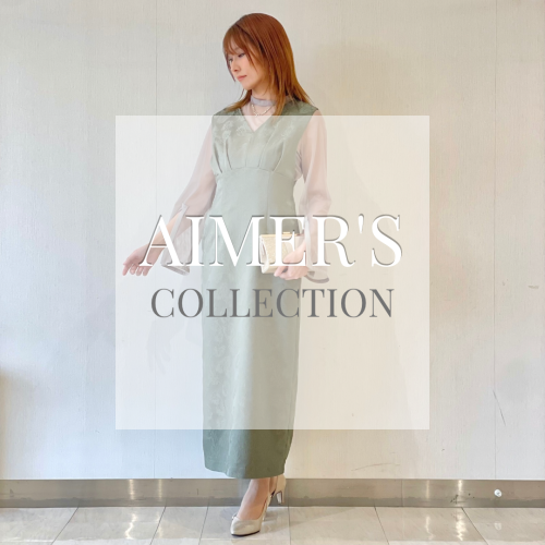 6階AIMER◼︎ジャガードを使用した大人ドレス◼︎