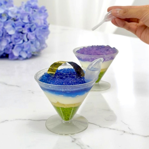 あじさいスイーツ「あじさい ヴェリーヌ」