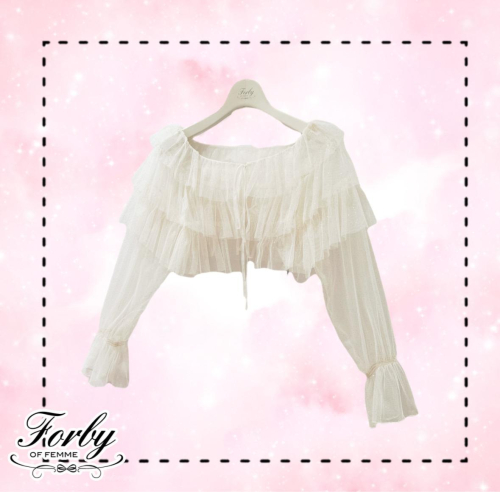 【2階 Forby OF FEMME】新入荷‼︎シアーチュールボレロ