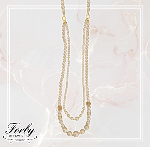 【2階 Forby OF FEMME】コーディネートが引き締まる！ロングネックレス