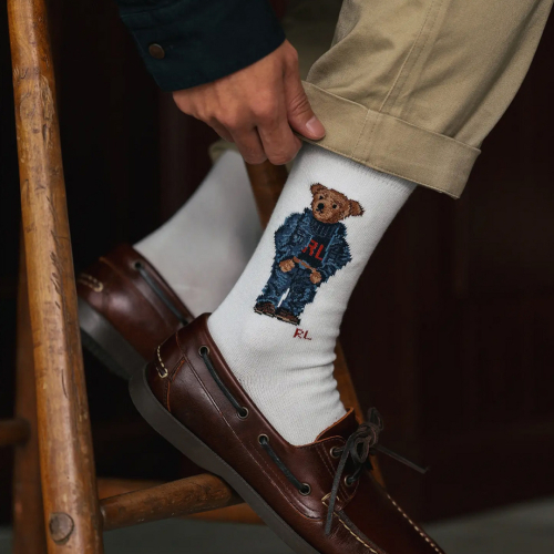 POLO RALPH LAUREN デニムベアソックス