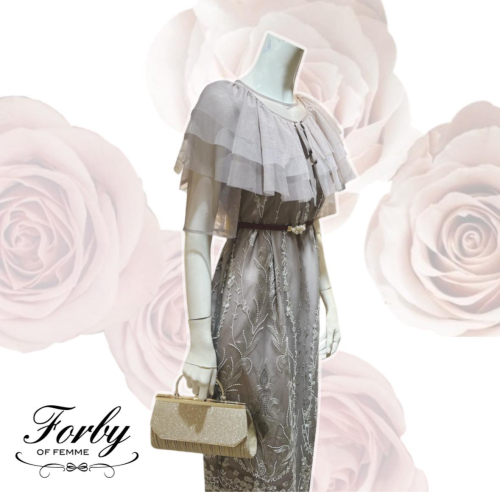 【2階 Forby OF FEMME】スラっと綺麗なアイラインドレス