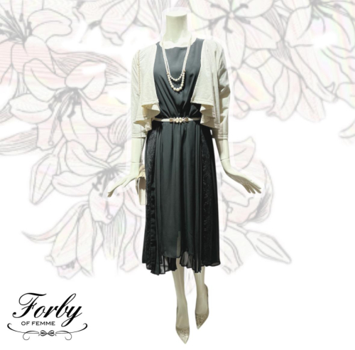 【2階 Forby OF FEMME】万能ブラックドレス