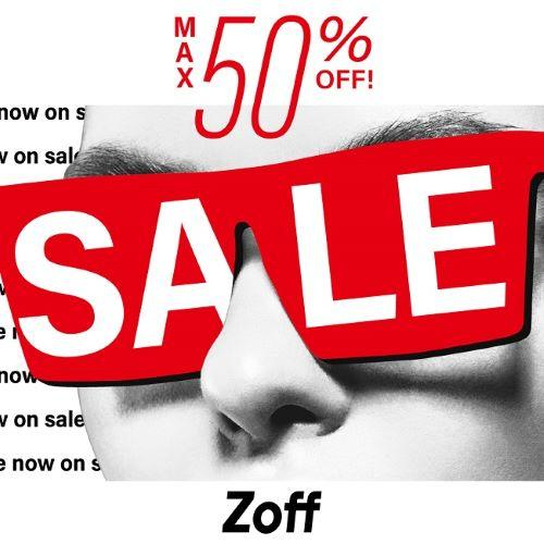 SALE期間中、フレームやサングラスが最大50%OFFに！