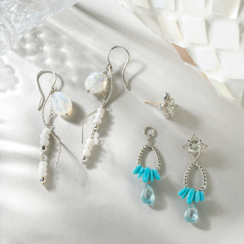 夏にぴったりな大ぶりピアス♡