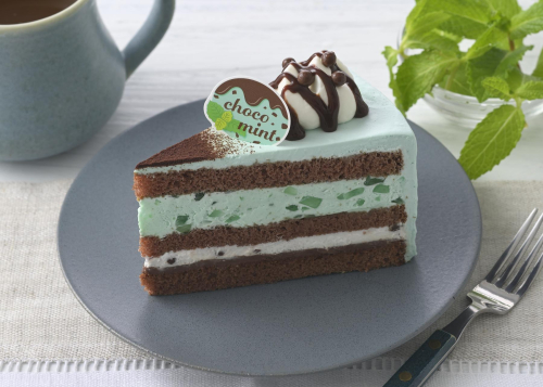 チョコミントケーキ