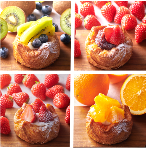 フルーツ🍓デニッシュ🍊