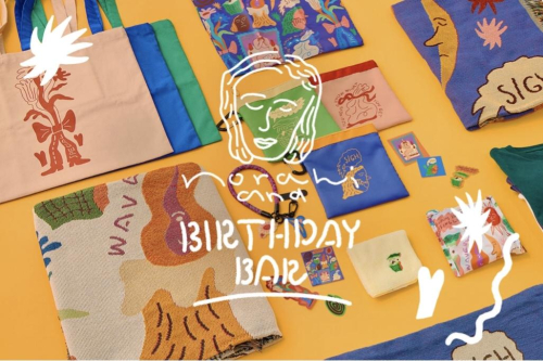 イラストレーターnorahi x BIRTHDAY BAR  コラボアイテム