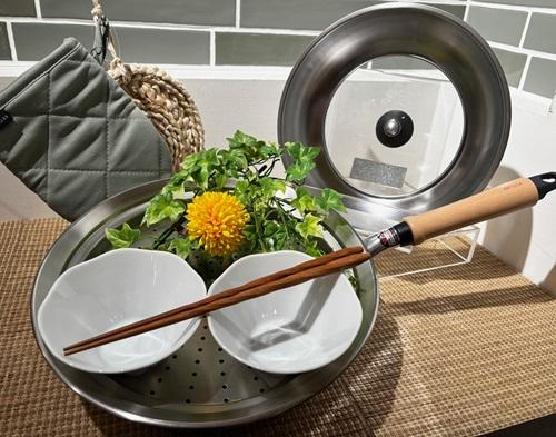 手軽に蒸せる！ステンレス蒸し器登場♪