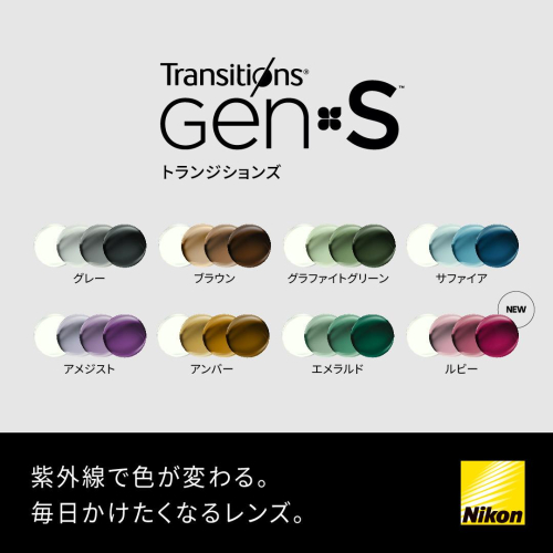 「Nikon Transitions® GEN S™」のご紹介