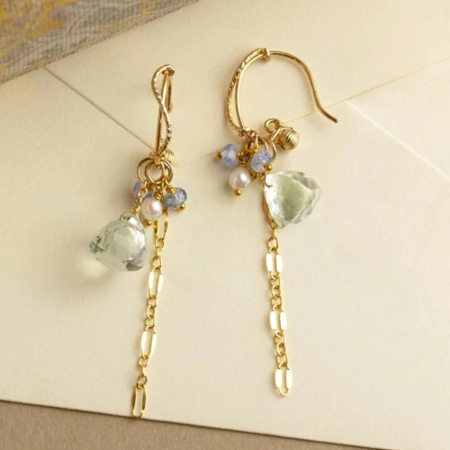 ✨新作✨ピアス×チャーム セット💚