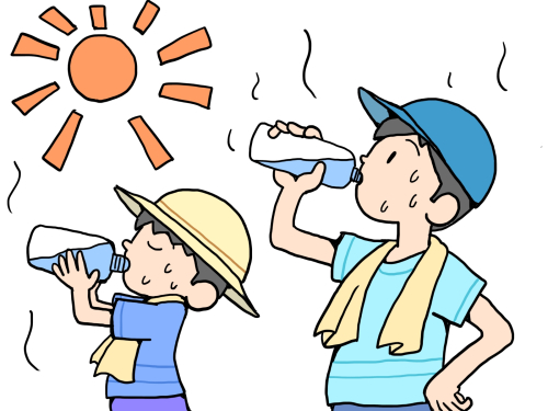 熱中症対策してますか？