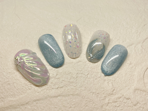夏ネイル🐚