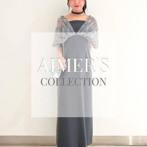 6階AIMER◼︎ フラワー刺繍が印象的なハイウエストのドレス◼︎