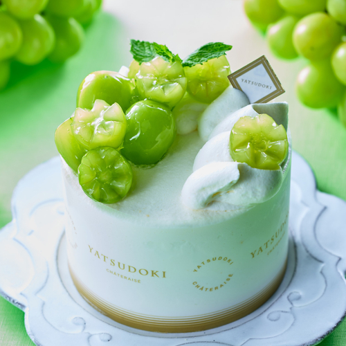 シャインマスカット🍀ケーキ