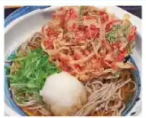 季節の蕎麦『冷やしぶっかけそば』好評販売中！