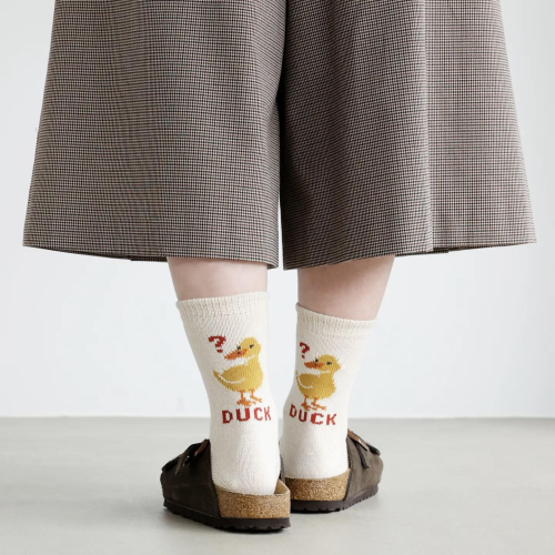 ⁡ ⁡ 【🐥バックのアヒルがかわいい靴下入荷いたしました🧦】