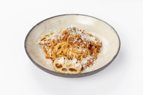 いばらき、いただき！｜水郷つくば産レンコンを使ったスパゲッティボロネーゼ