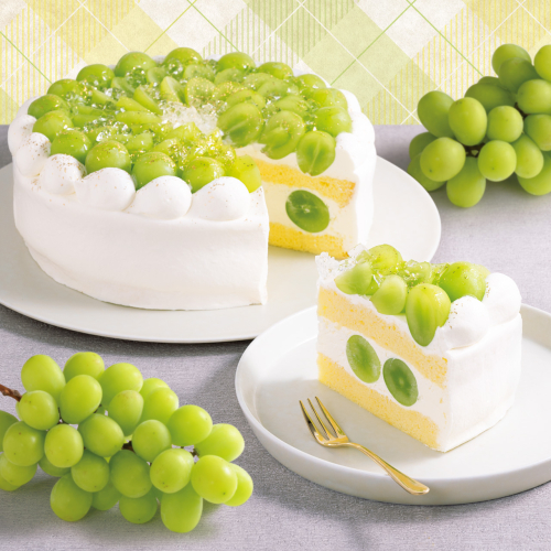 今が旬！シャインマスカットのショートケーキのご紹介