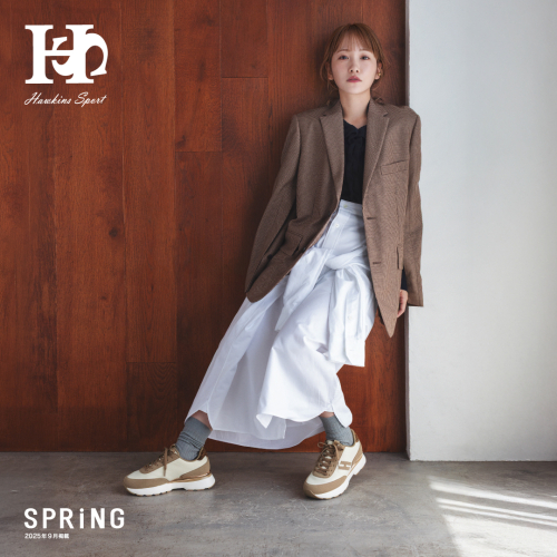 川栄李奈さんが履くHawkins sneakers【SPRiNG掲載】