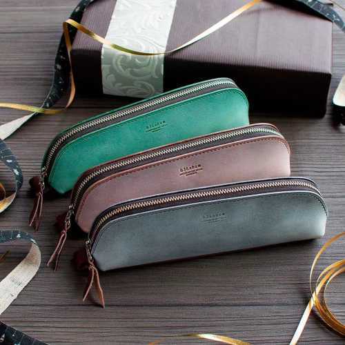 ＊ 本革ペンケース ＊