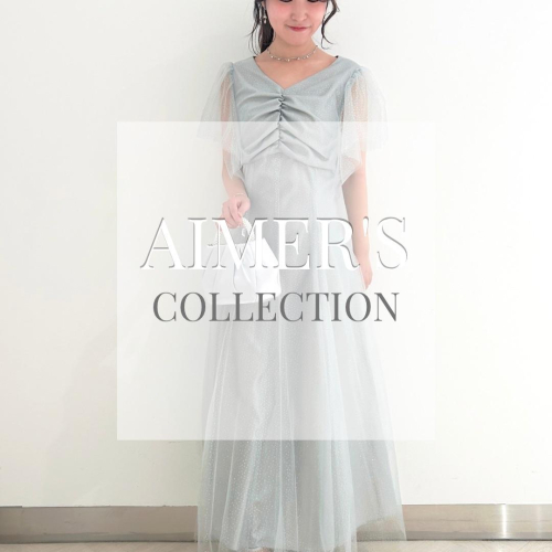 6階AIMER◼︎ グリッターチュールフロントギャザーレースアップドレス ◼︎